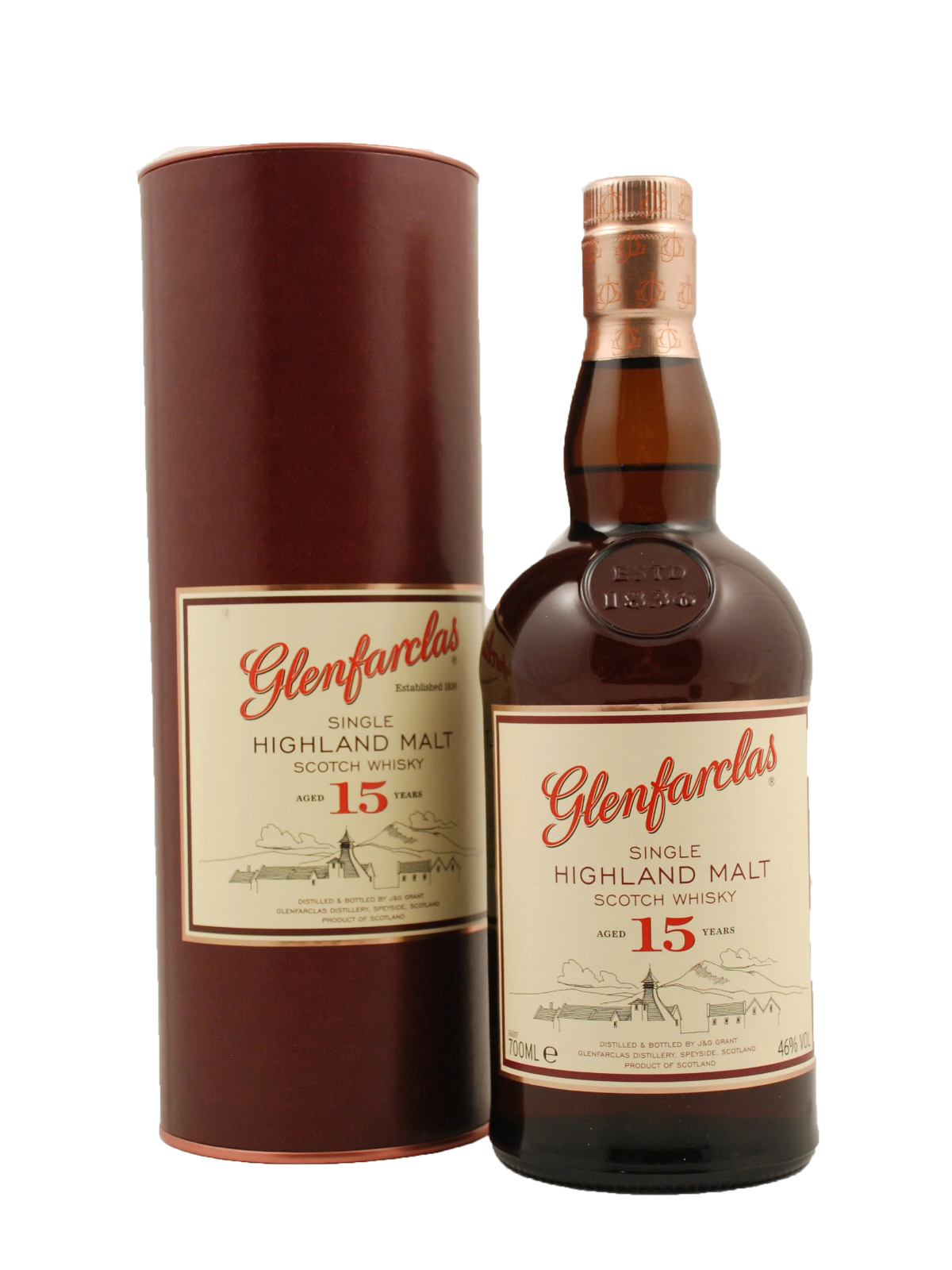 Glenfarclas 15 Year Old Single Malt Whisky – Rombo