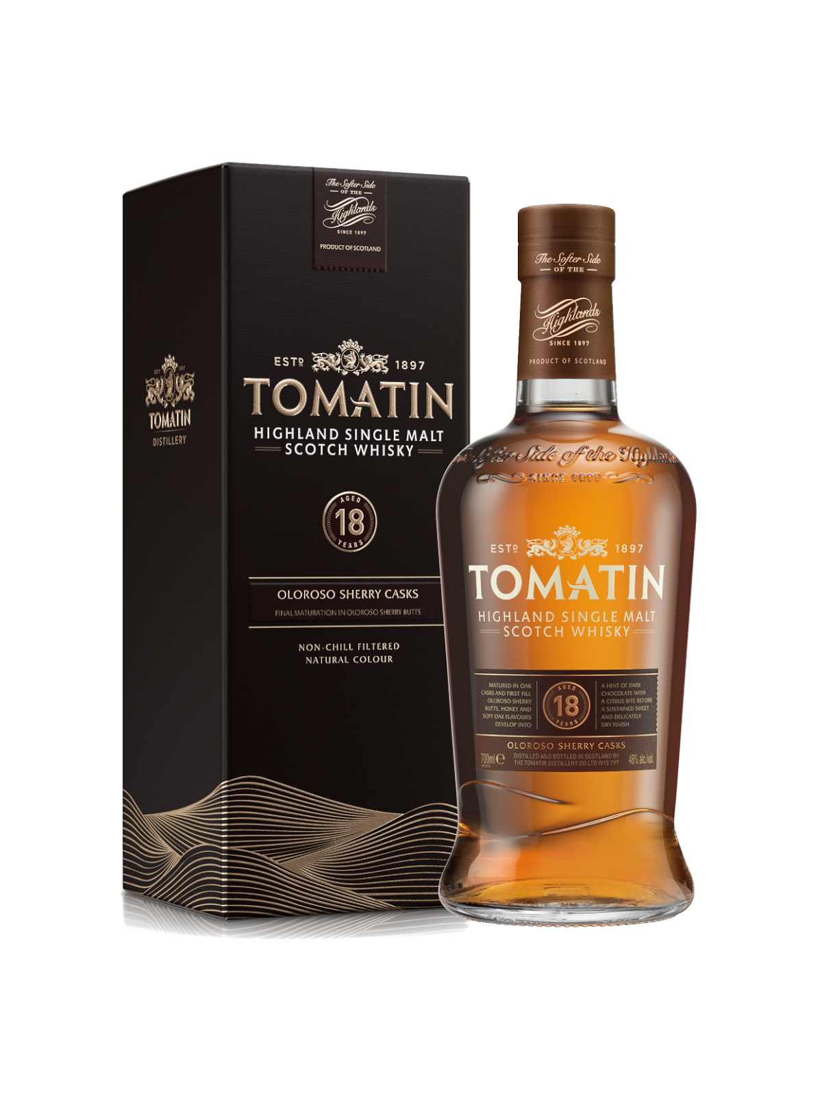 Tomatin 18 Year Old Single Malt Whisky – Rombo