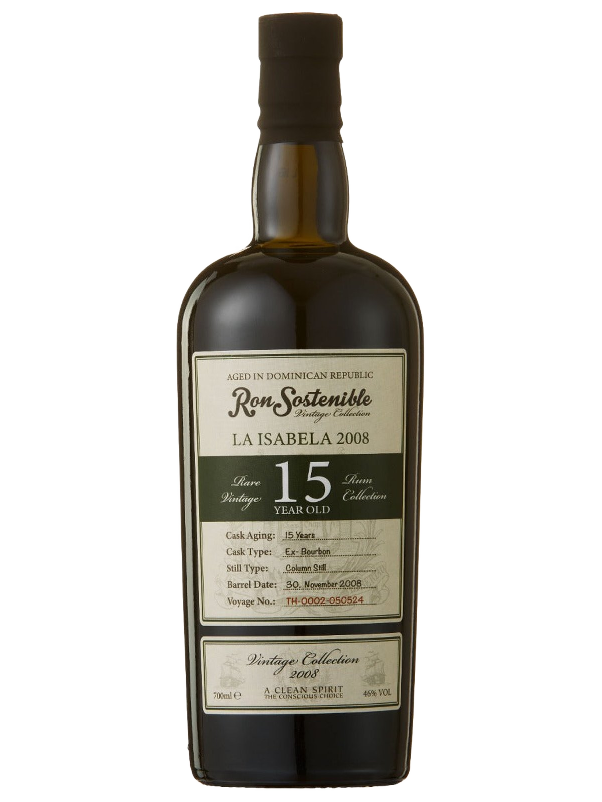 1991年 RON ENGLISH INBRED-HYBRID 内袋未開封 Ron Sostenible 15 år La Isabela 2008 rom – Rombo