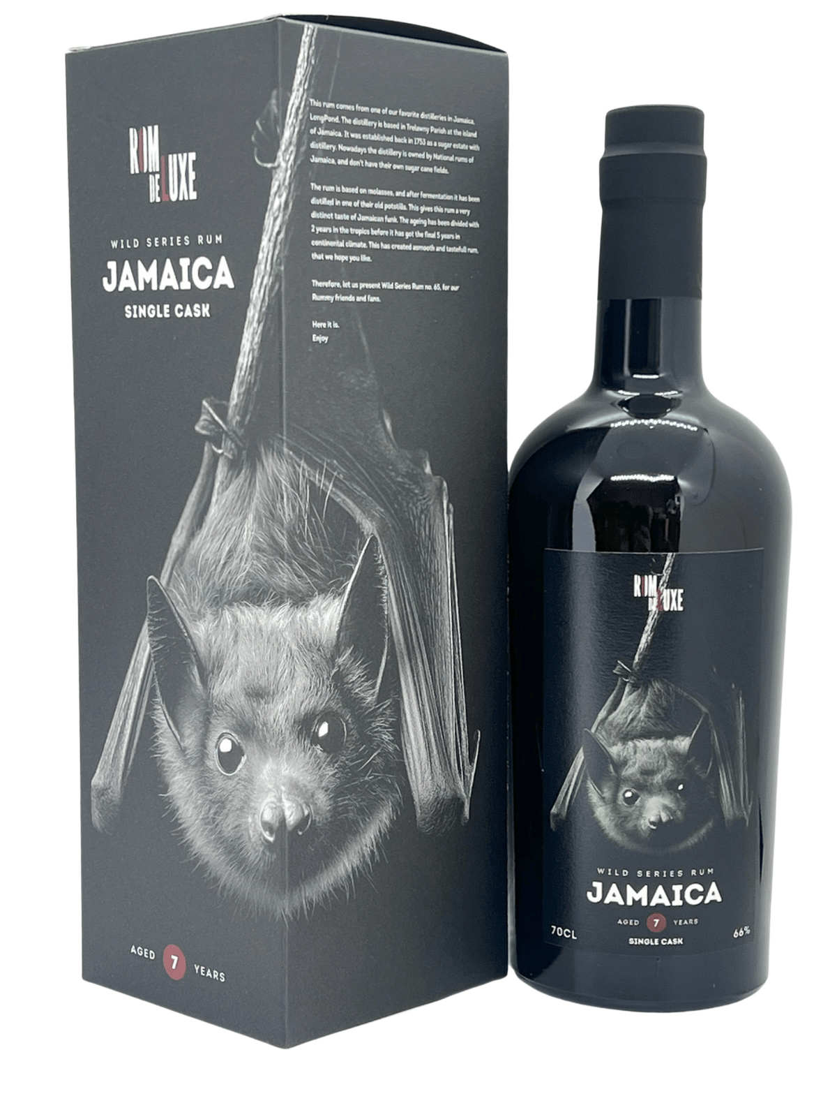 Romdeluxe Wild Series Rum No. 65 Jamaica 7 Years – Rombo