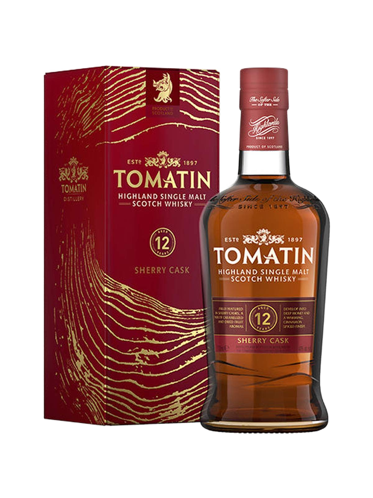 Tomatin 12 Year Old Sherry Cask Single Malt Whisky – Rombo