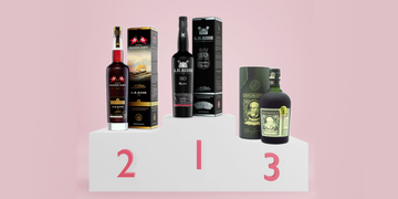 Top 10 mest solgte rom og whisky i Januar måned 2023