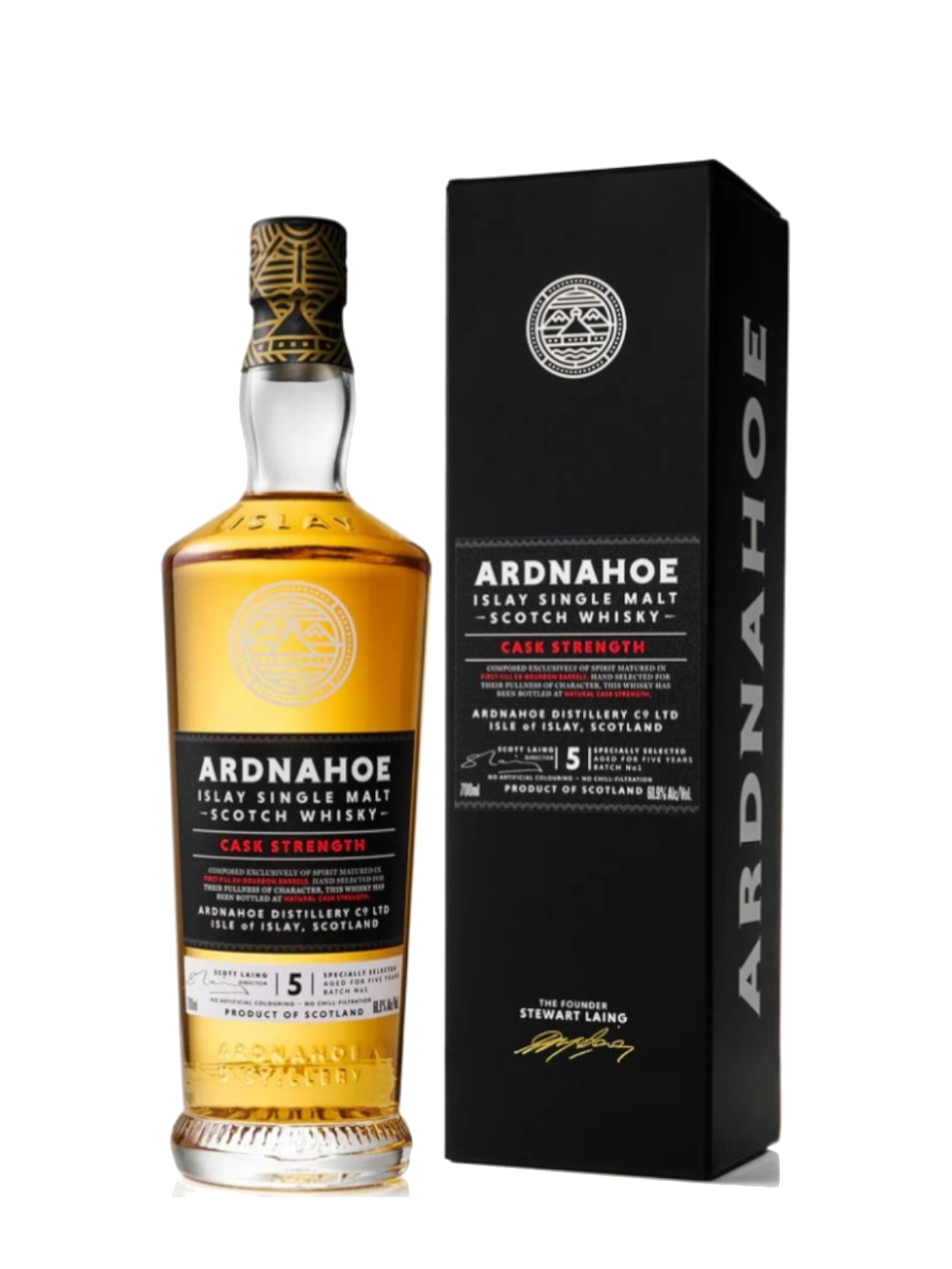 Ardnahoe 5 yo Cask Strength Islay Single Malt Scotch Whisky