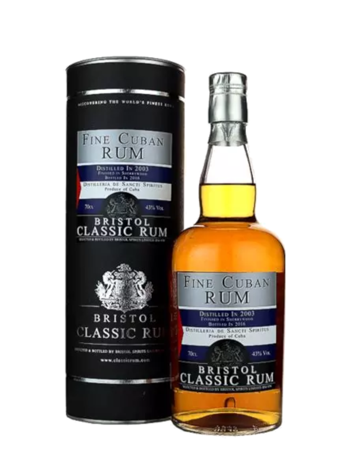 Bristol Classic Rum Fine Cuban Rum 2003
