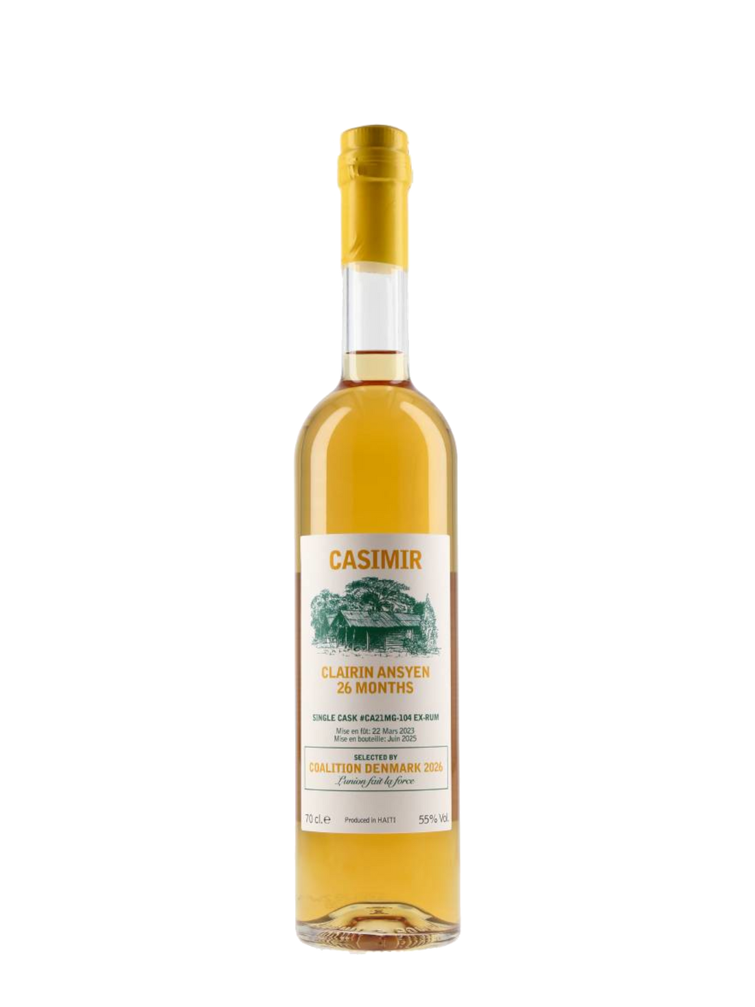 Clairin Ansyen Single Cask #CA21MG-104 Coalition Denmark 2026 rom