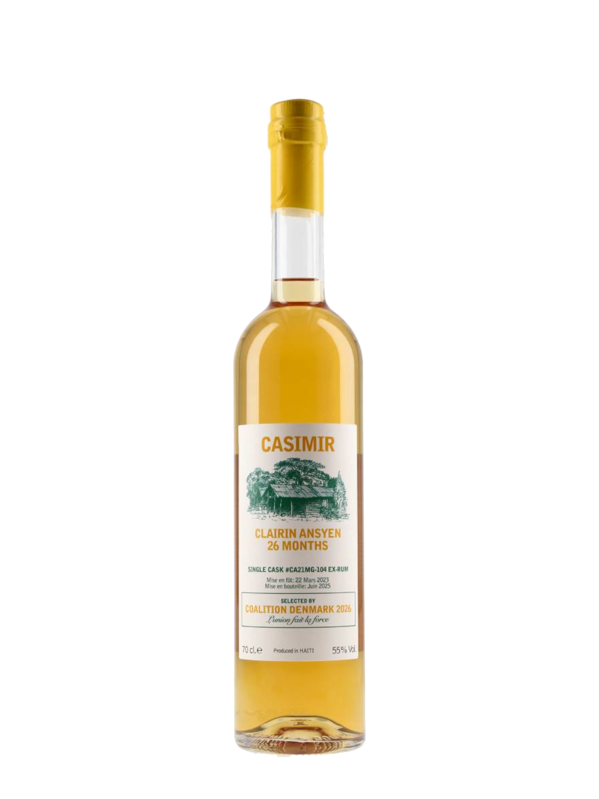 Clairin Ansyen Single Cask #CA21MG-104 Coalition Denmark 2026 rom