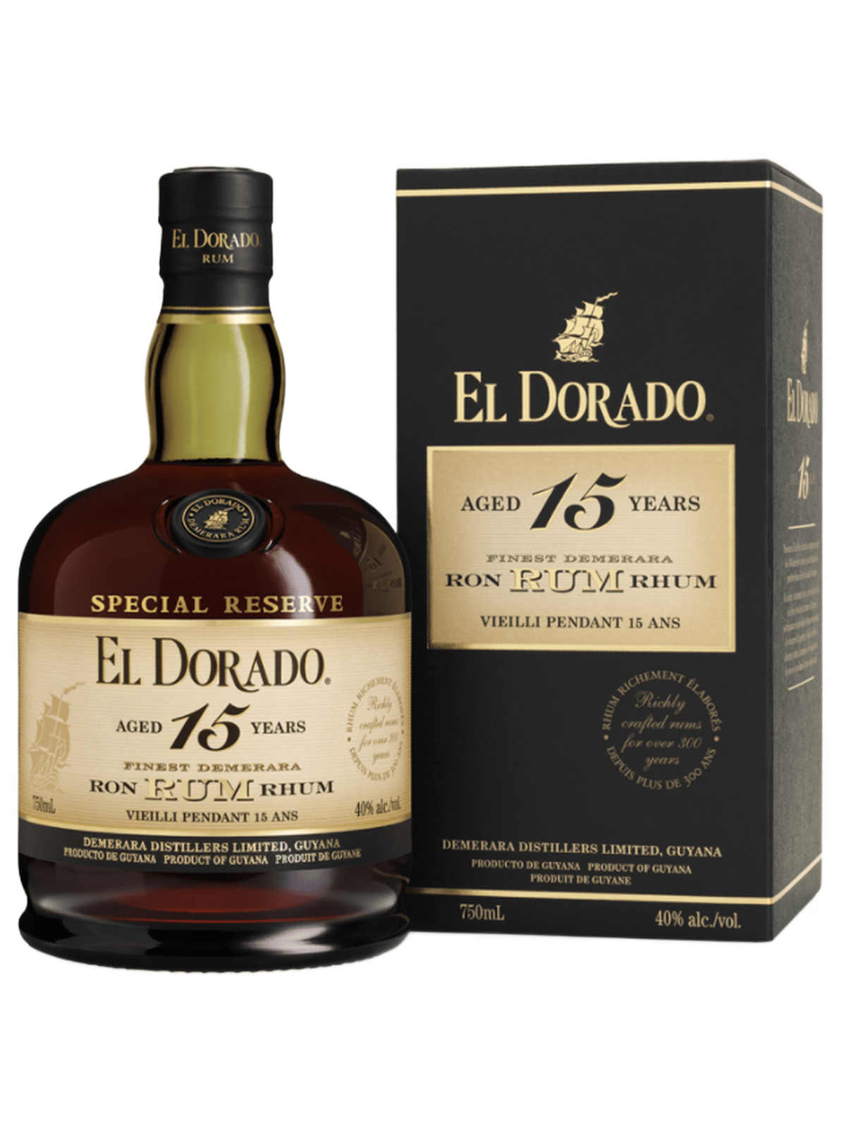 El Dorado Rum 15 års rom
