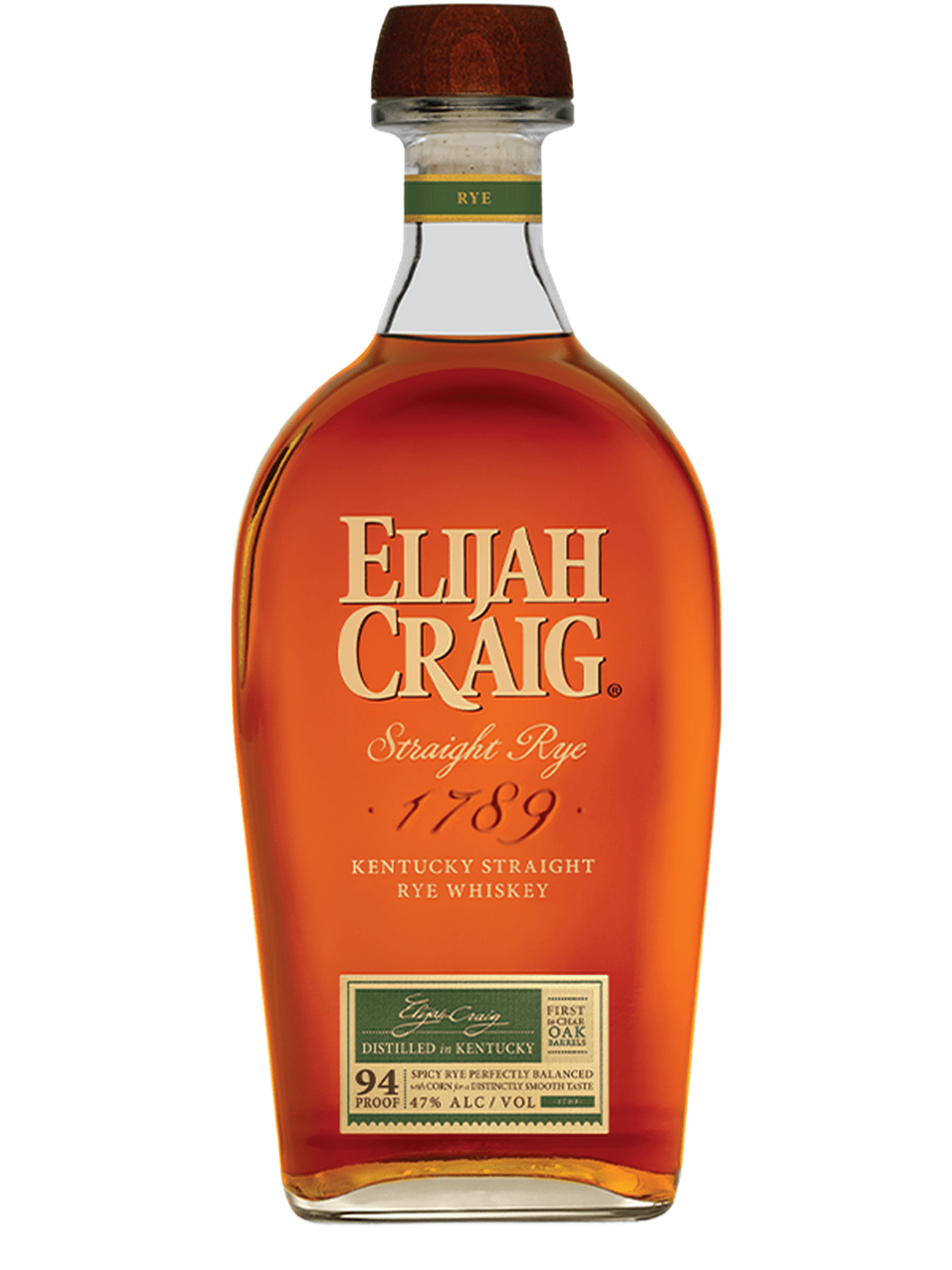 Elijah Craig Straight Rye Whiskey