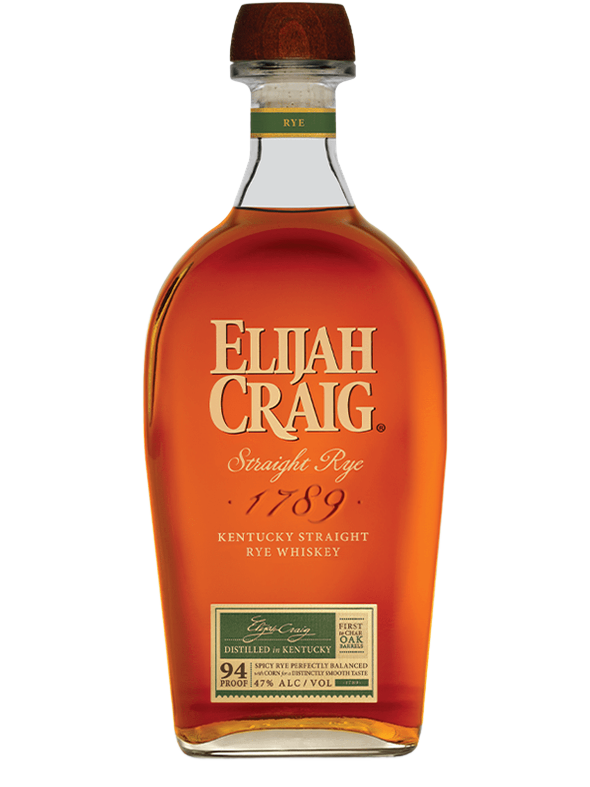 Elijah Craig Straight Rye Whiskey