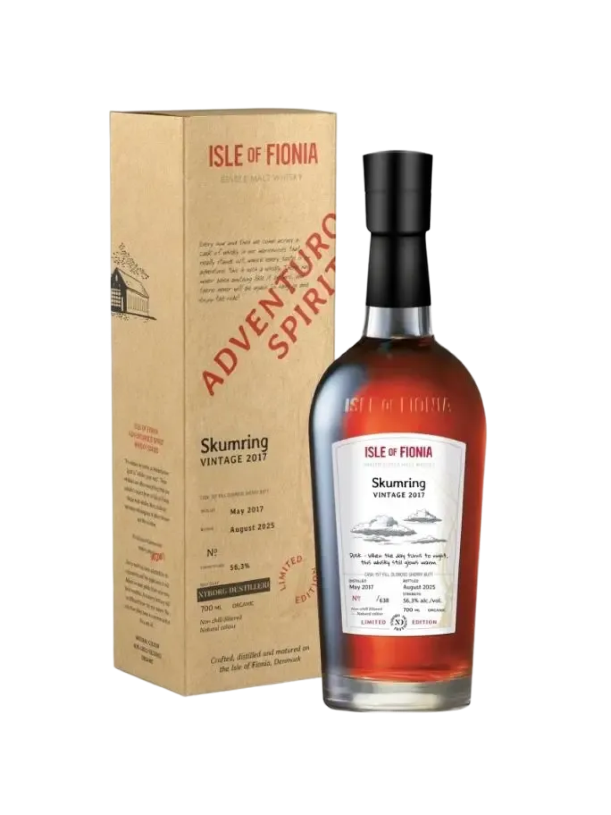 Isle of Fionia Skumring Vintage 2017 Single Malt Danish Whisky