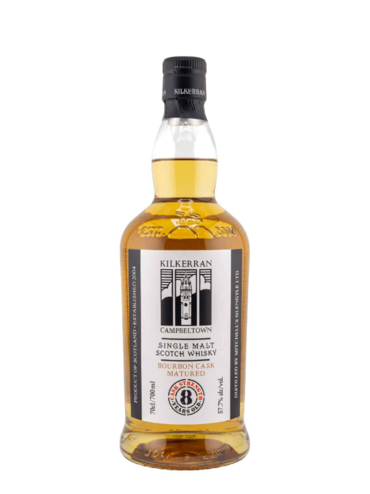 Kilkerran 8 Years Old Cask Strength Single Malt Scotch Whisky