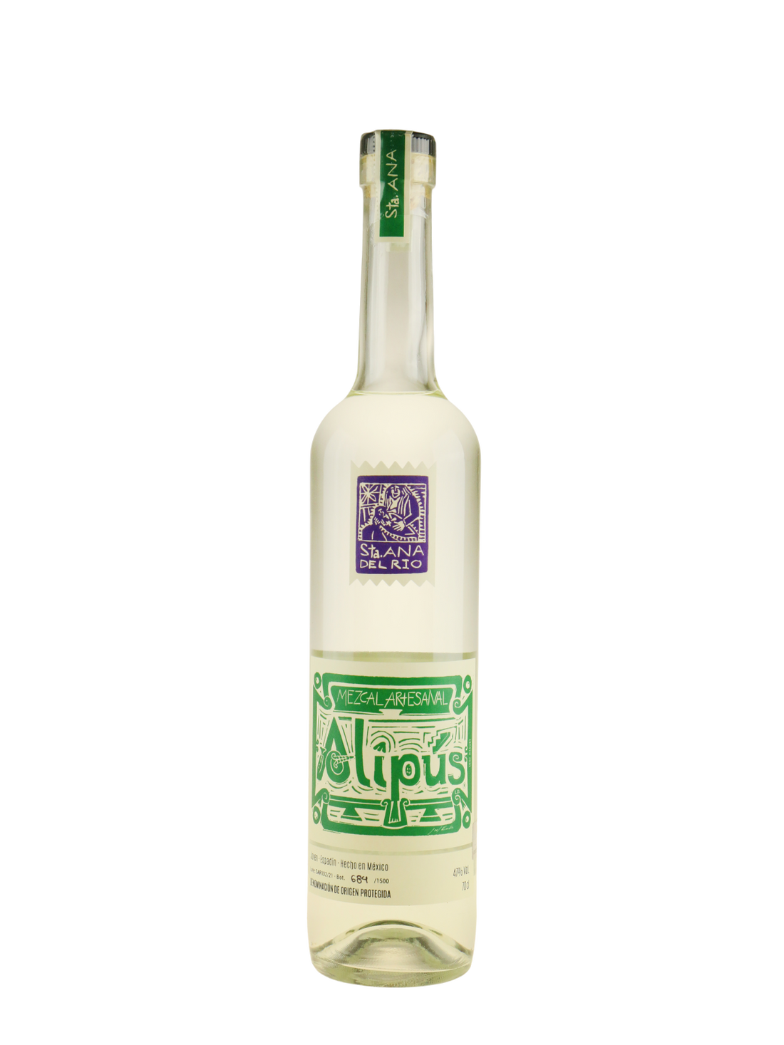 Mezcal Alipus Santa Ana del Rio Lote SAR103/22 - flaske