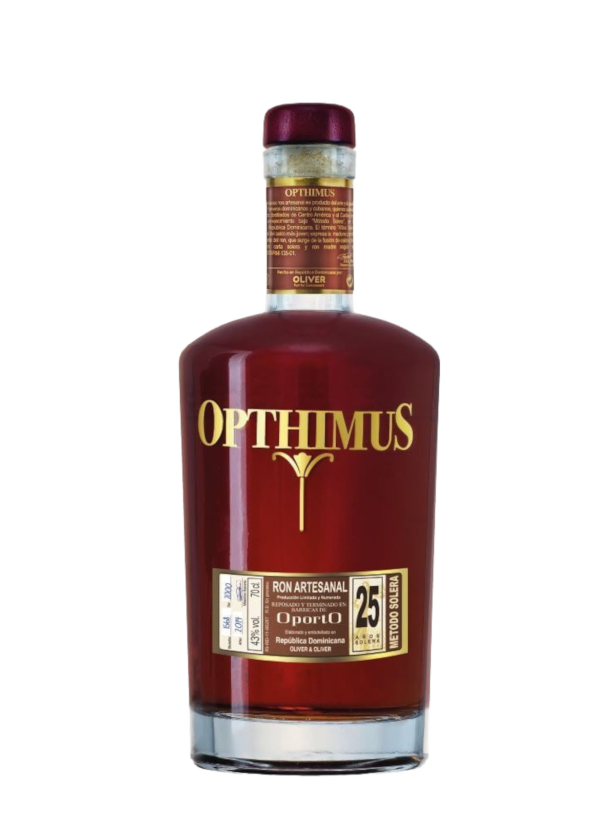 Opthimus 25 år Solera Rom Oporto Finish