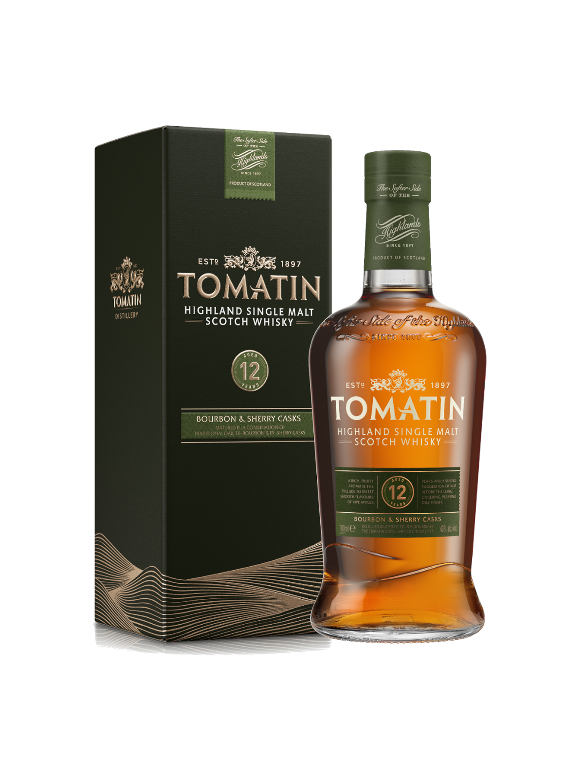 Tomatin 12 års Single Malt Whisky