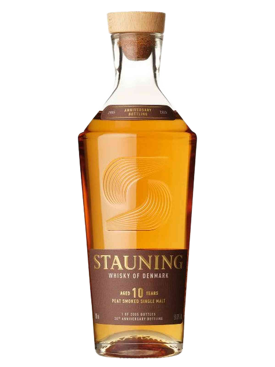 Stauning Whisky of Denmark Aged 10 Years Peat Smoked Single Malt