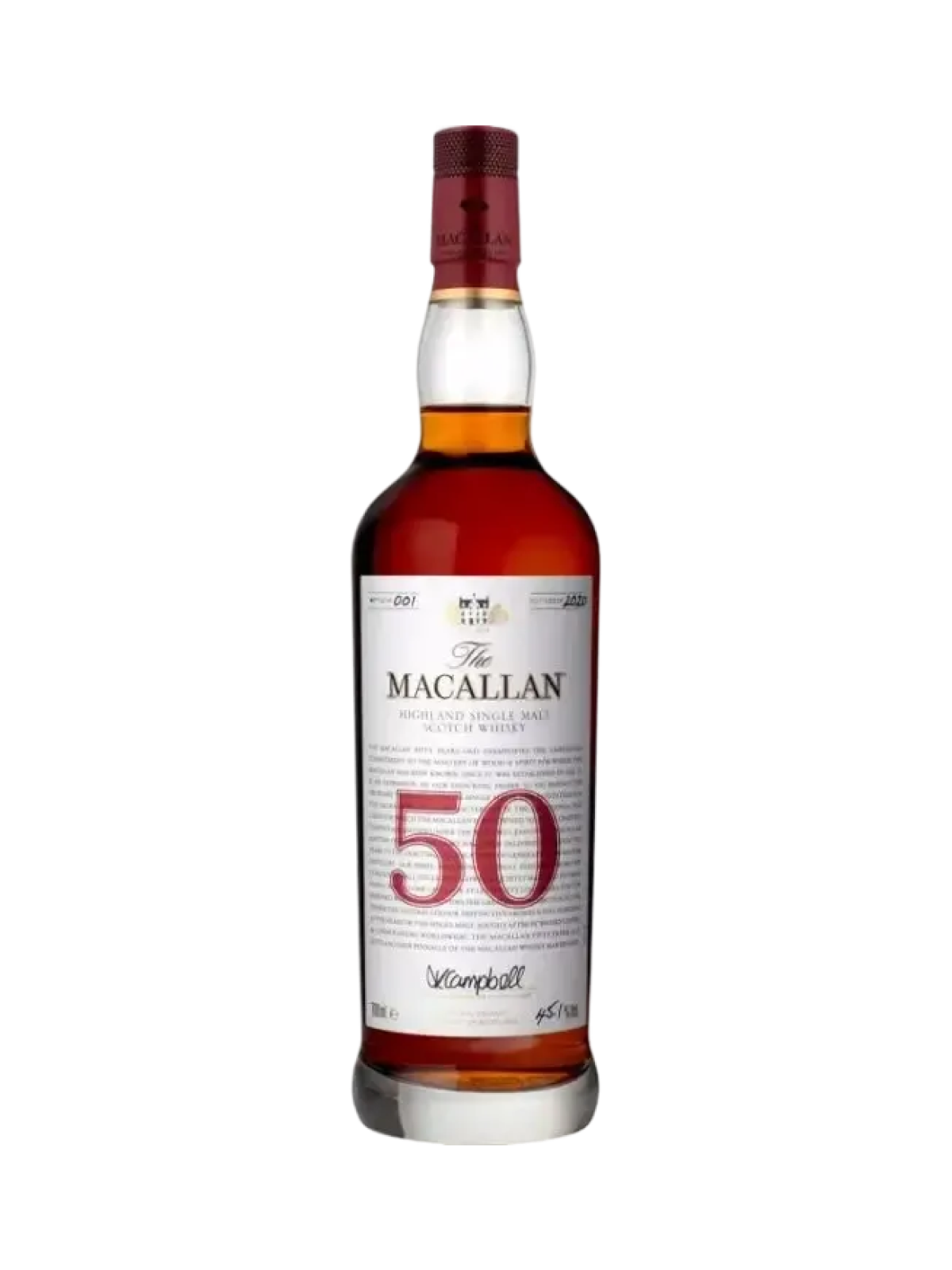 The Macallan Red Collection 50 Years Old Single Malt Whisky