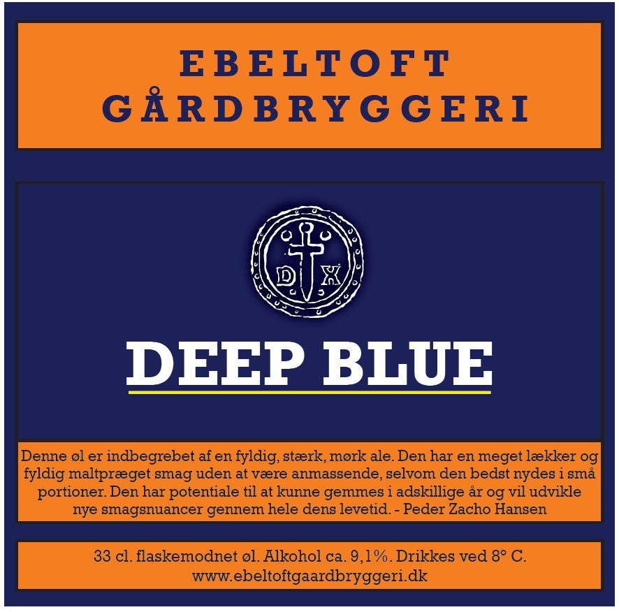Ebeltoft Gårdbryggeri Deep Blue Øl