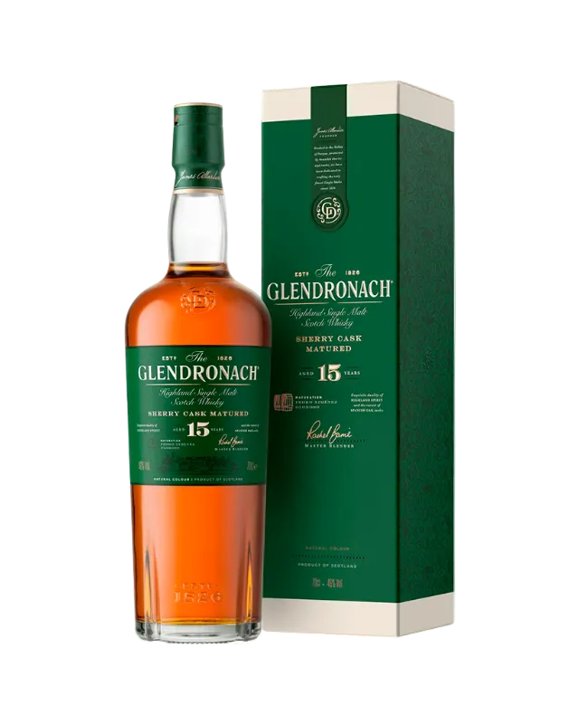 GlenDronach 15 års Single Malt Whisky