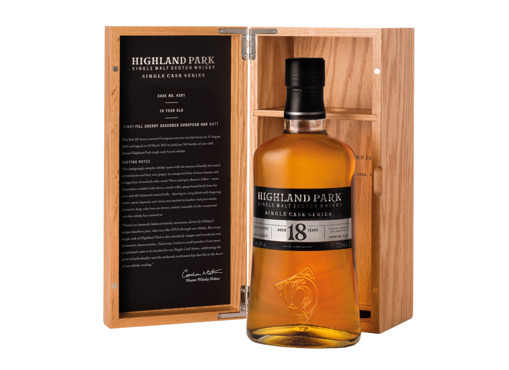 Highland Park Limited Edition Single Cask 18 års Single Malt Whisky