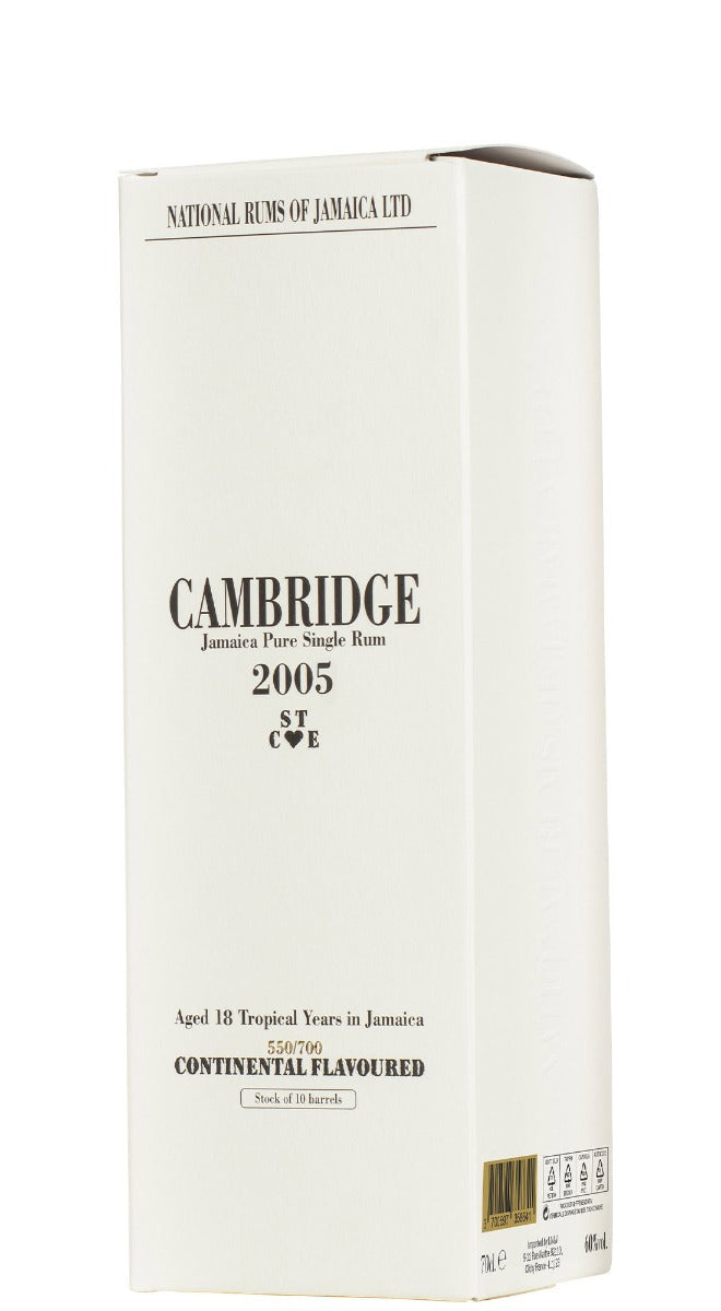 Velier National Rums of Jamaica Cambridge STC♥E 2005