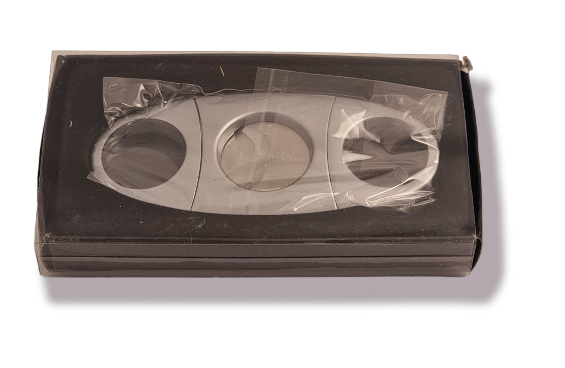 Cigarklipper Dobbeltbladet Silver Mat Oval