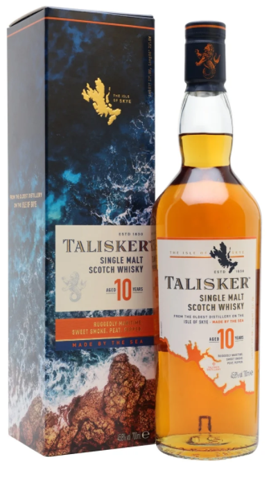 Talisker 10 års Single Malt Scotch Whisky